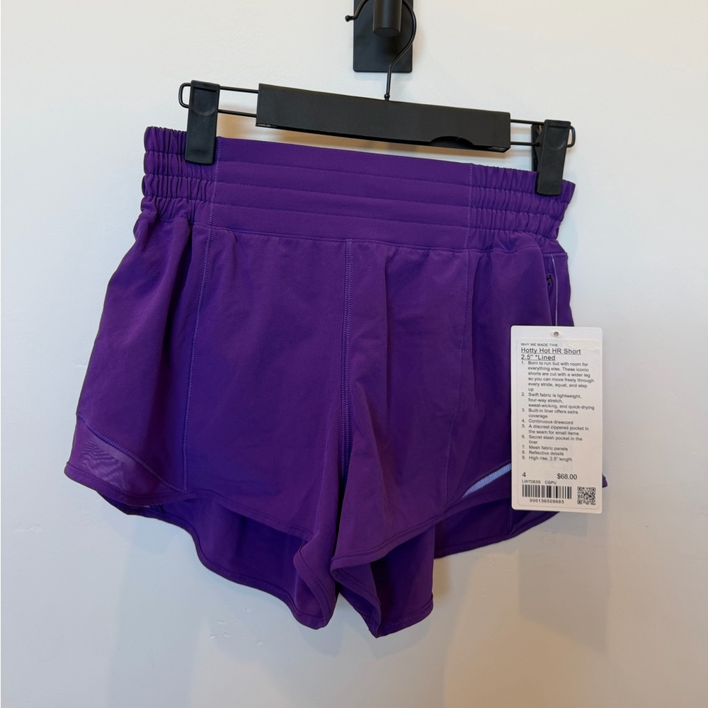 Lululemon Hotty Hot HR Shorts 2.5” Lined - Purple Women's Shorts